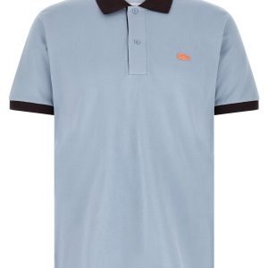 Logo patch polo shirt