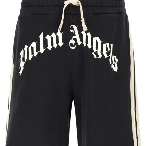 'Curved Logo Track' bermuda shorts