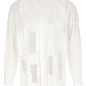 Geometric cut-out shirt