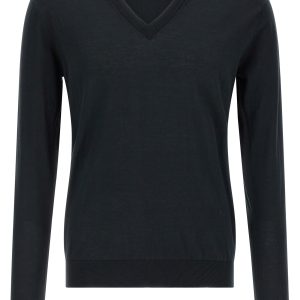 Cotton and silk sweater