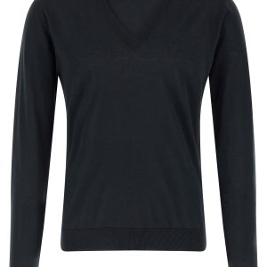 Cotton and silk sweater