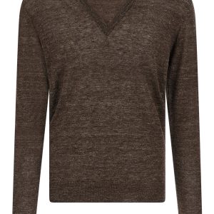 Linen and silk sweater