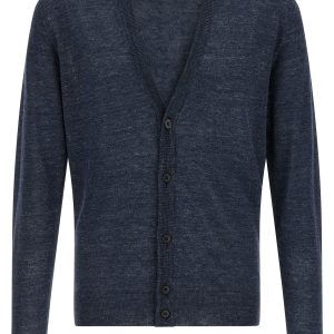 Linen silk cardigan