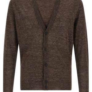 Linen silk cardigan
