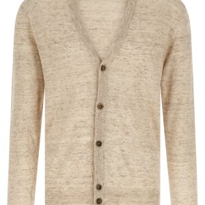 Linen silk cardigan