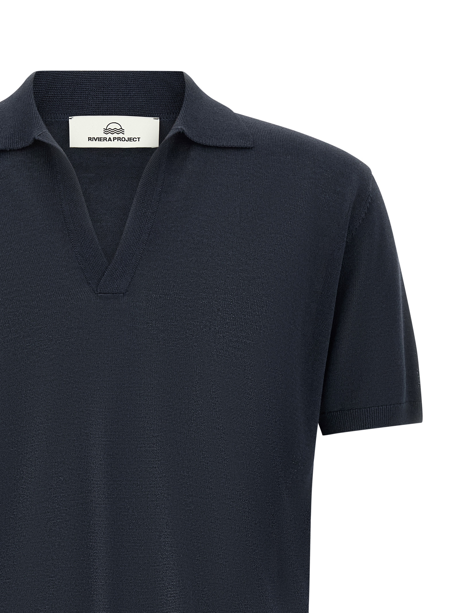 Open collar polo shirt - immagine 3