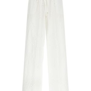 'Broderie Anglaise' pants