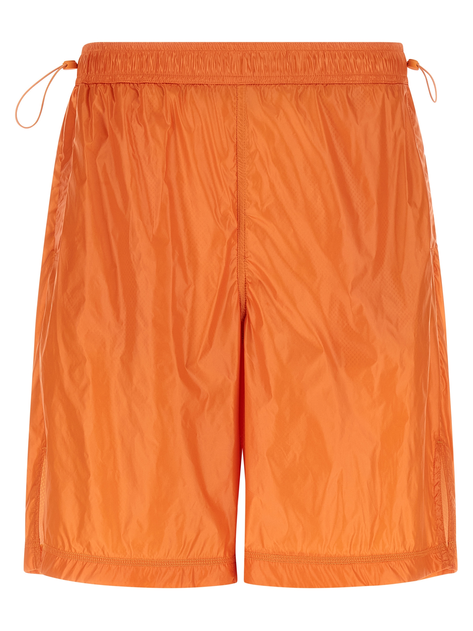Shiny nylon bermuda shorts