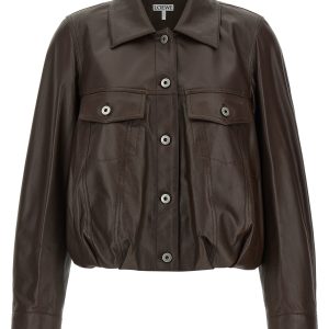 Balloon cropped jacket