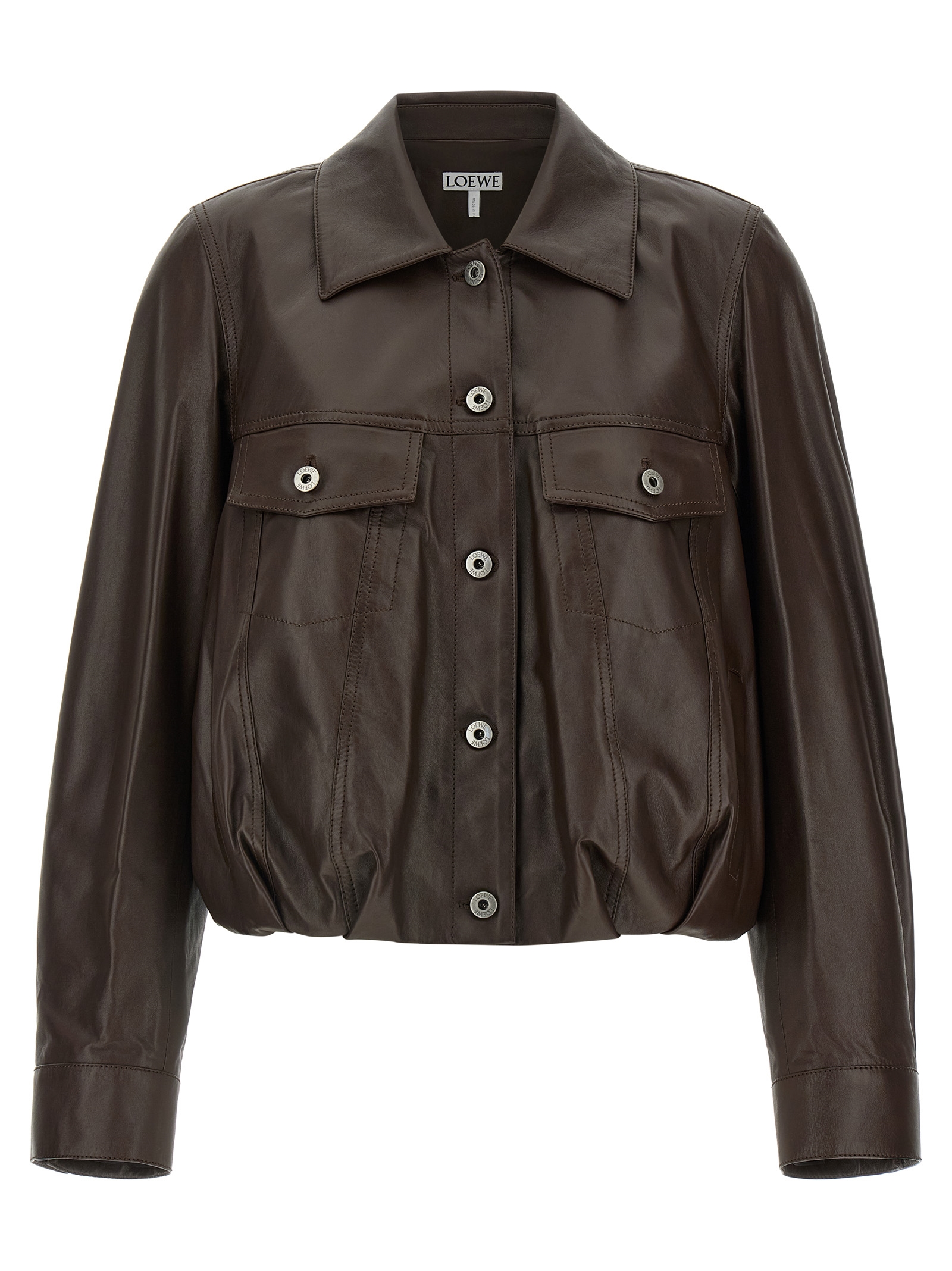 Balloon cropped jacket