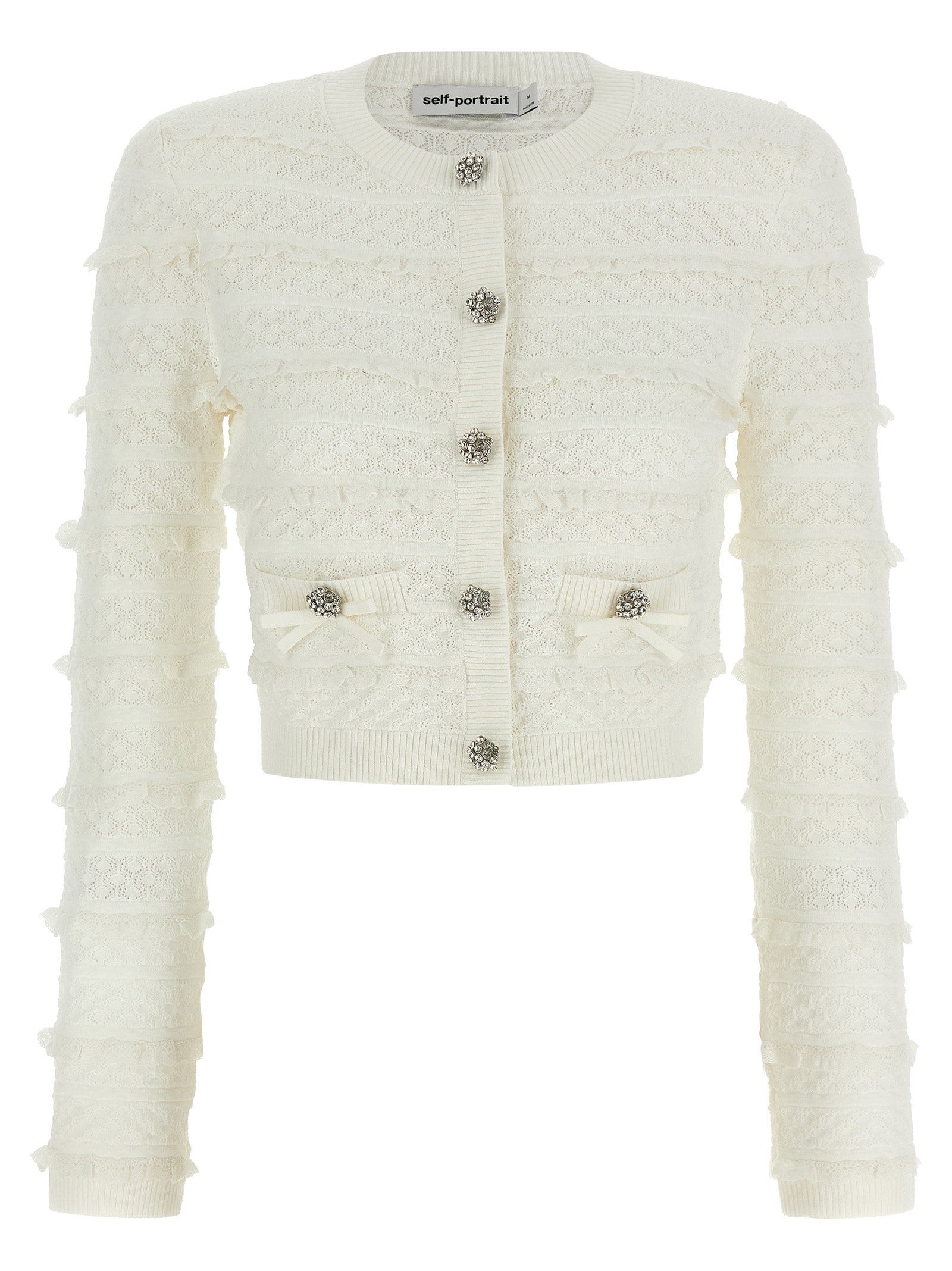 'Pointelle Diamante' cardigan