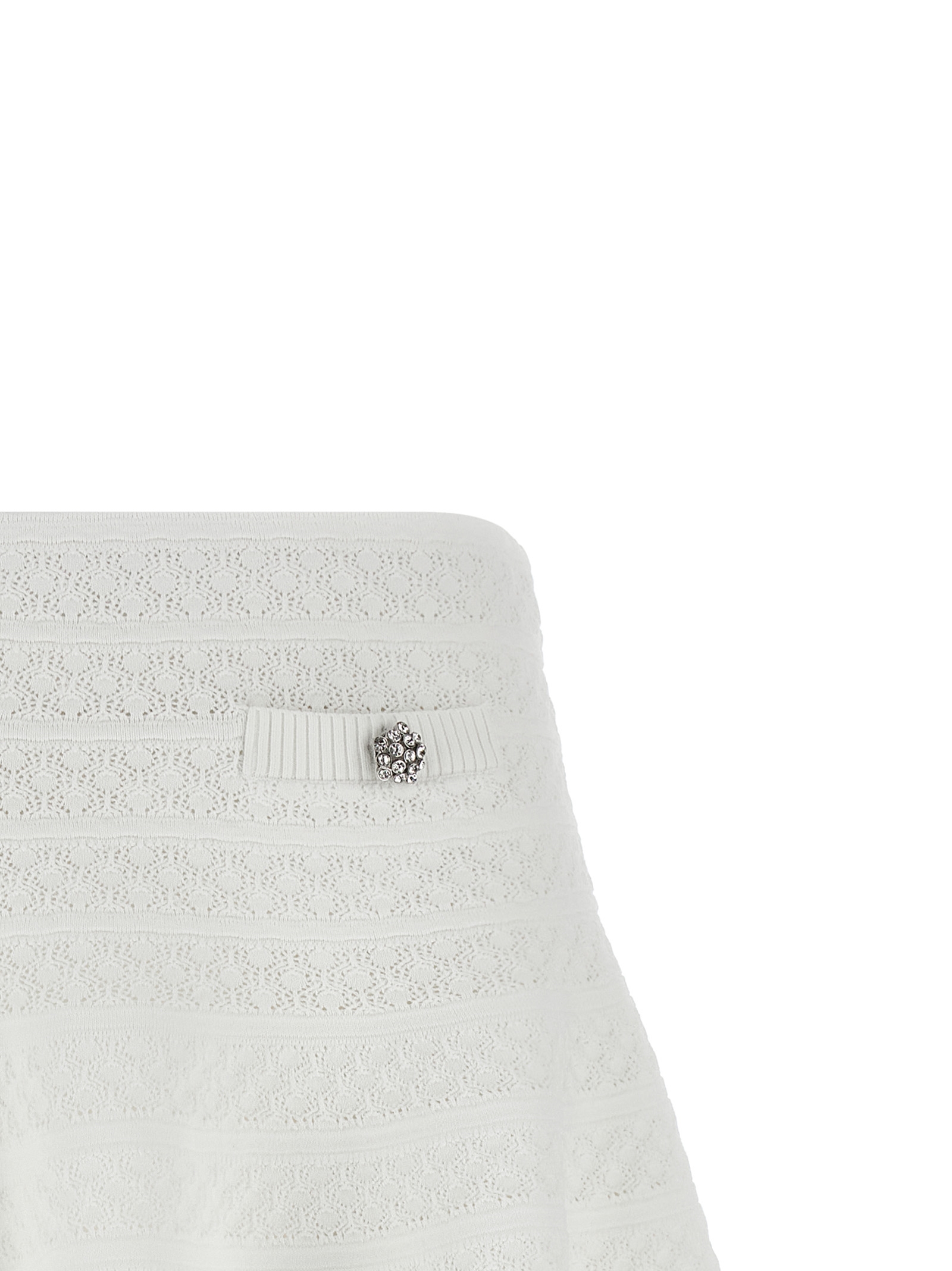 'Pointelle knit' mini skirt - immagine 3