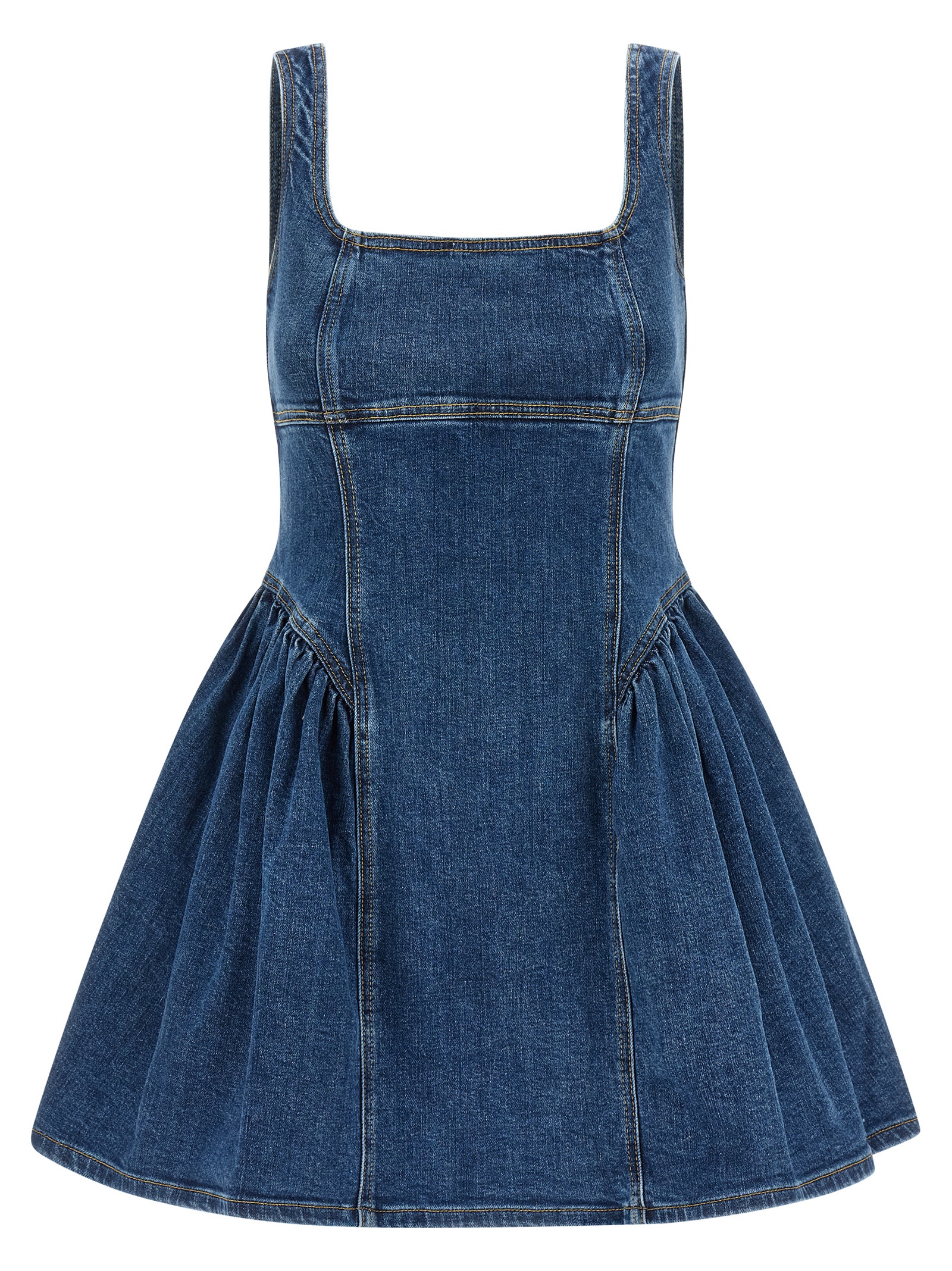 Denim mini dress