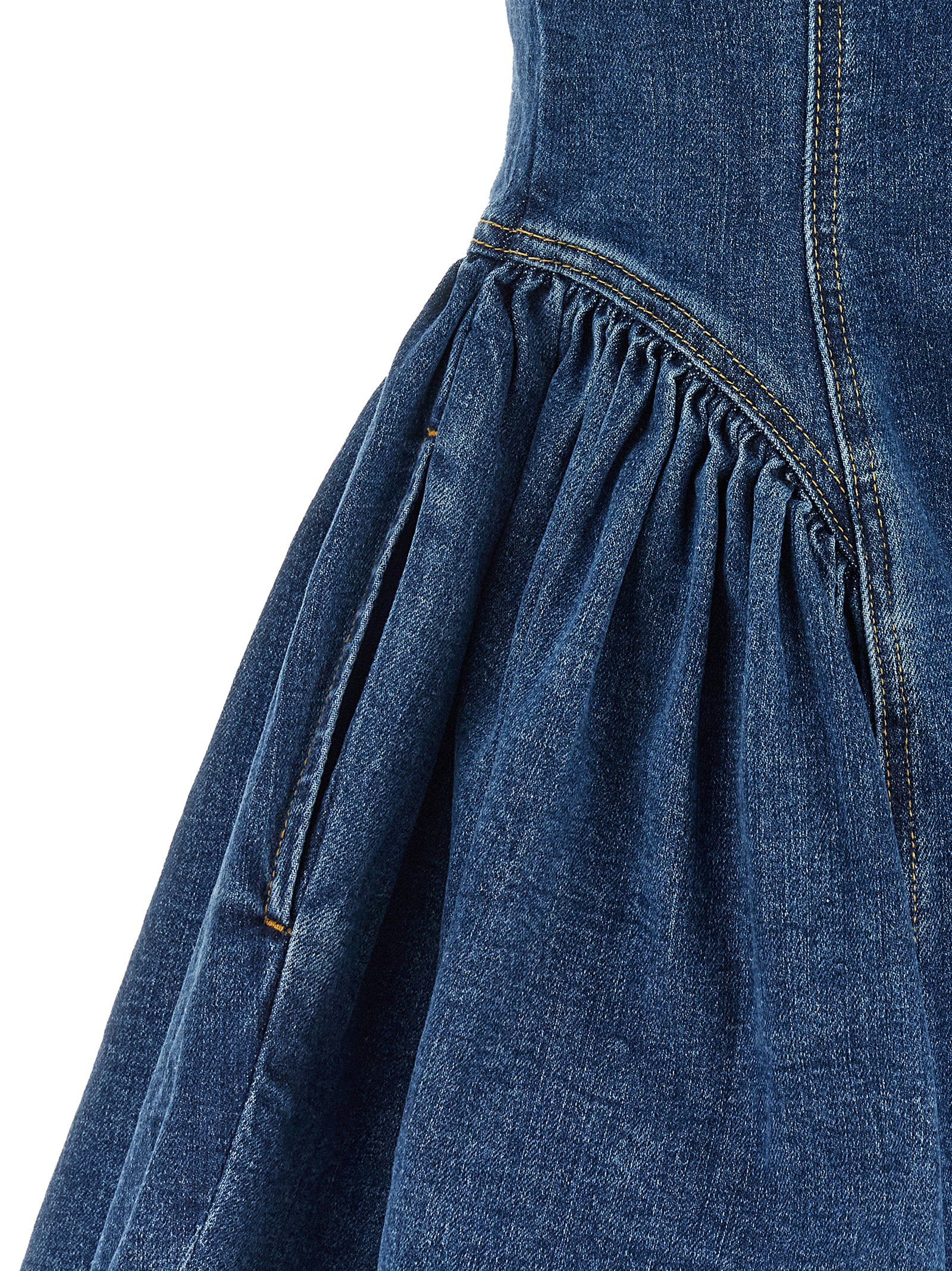 Denim mini dress - immagine 4