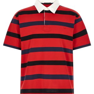 Striped polo shirt