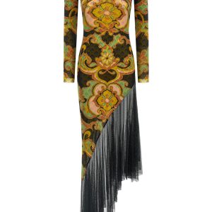 Asymmetric double layer dress