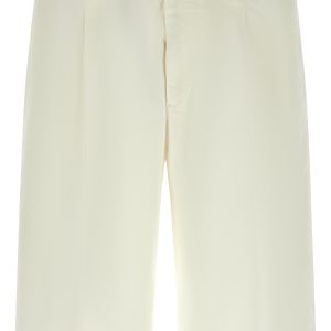 Stretch cotton bermuda shorts
