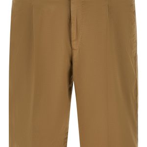 Stretch cotton bermuda shorts