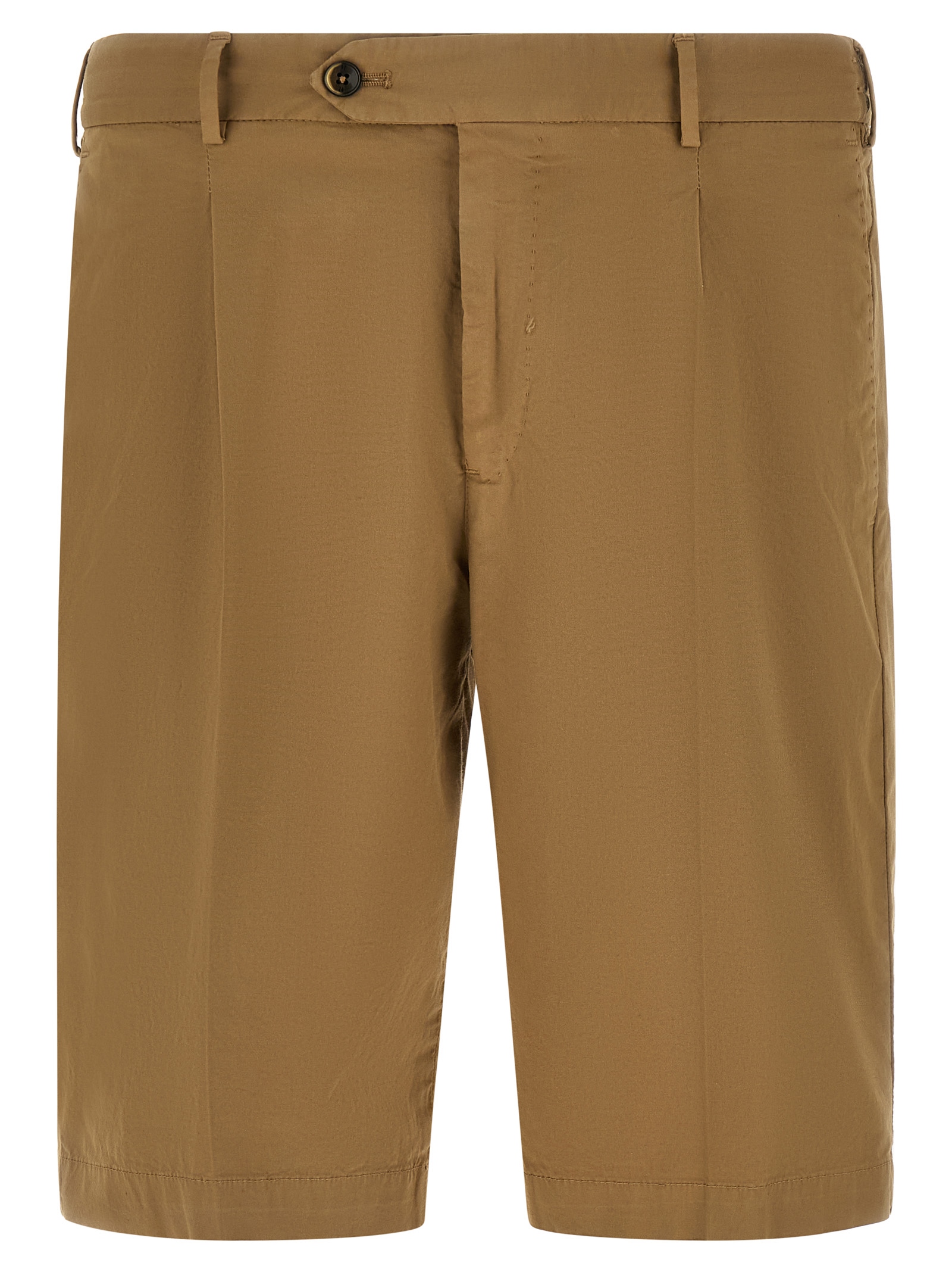 Stretch cotton bermuda shorts